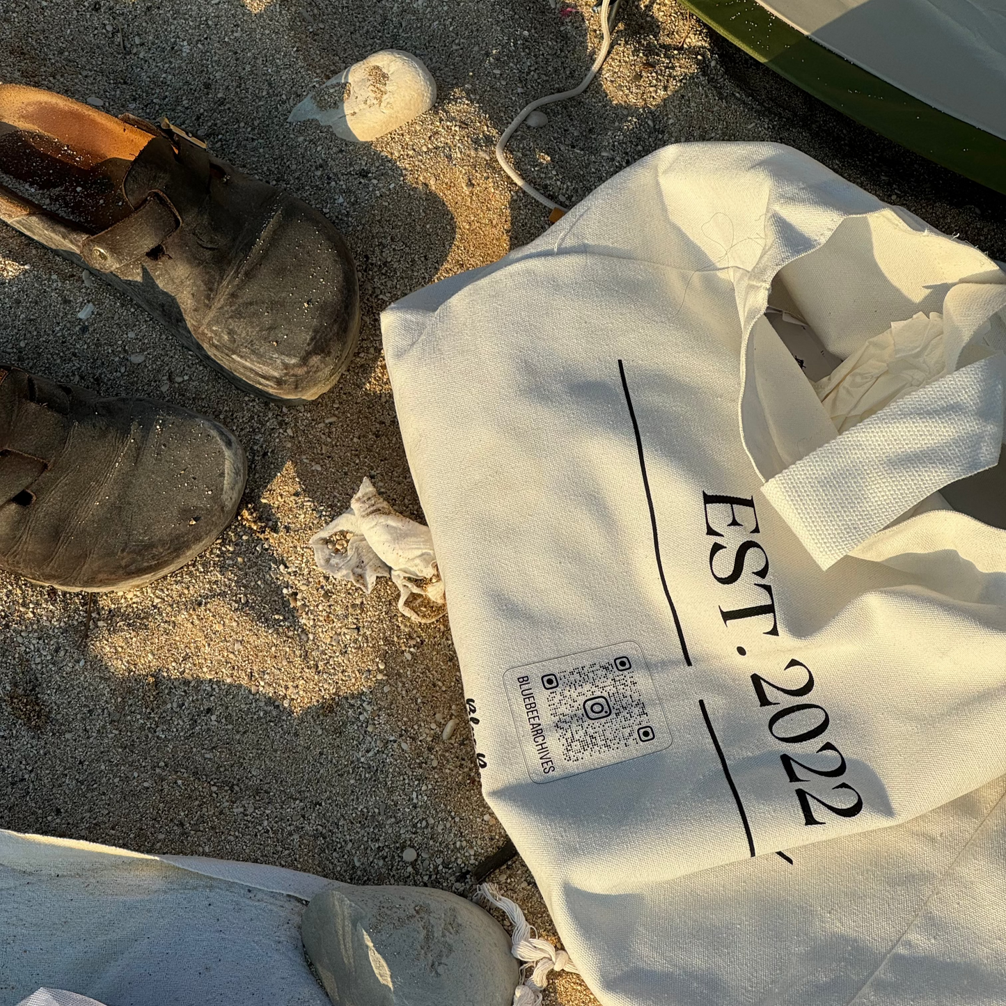 Blue Bee Tote Bag - Carry Kindness