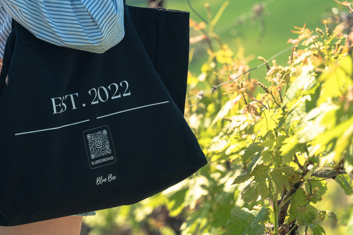 Blue Bee Tote Bag - Carry Kindness