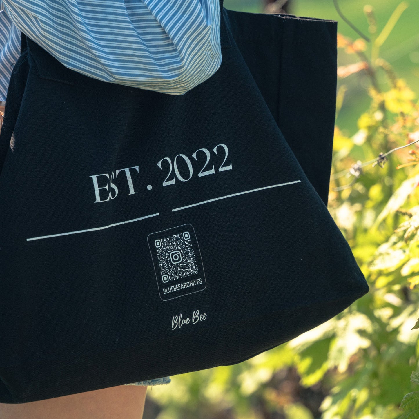 Blue Bee Tote Bag - Carry Kindness