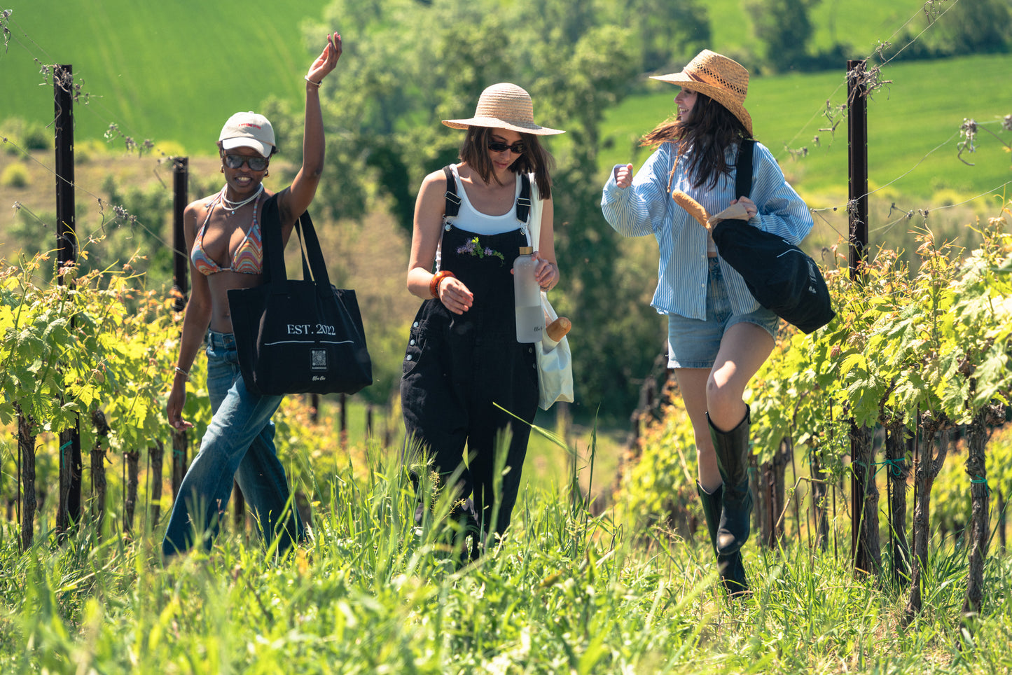Blue Bee Tote Bag - Carry Kindness