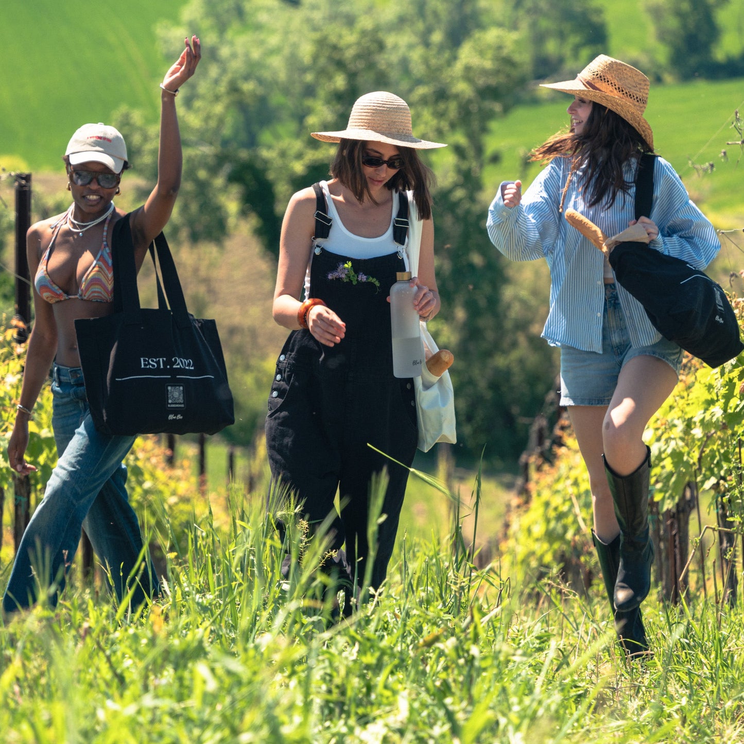 Blue Bee Tote Bag - Carry Kindness