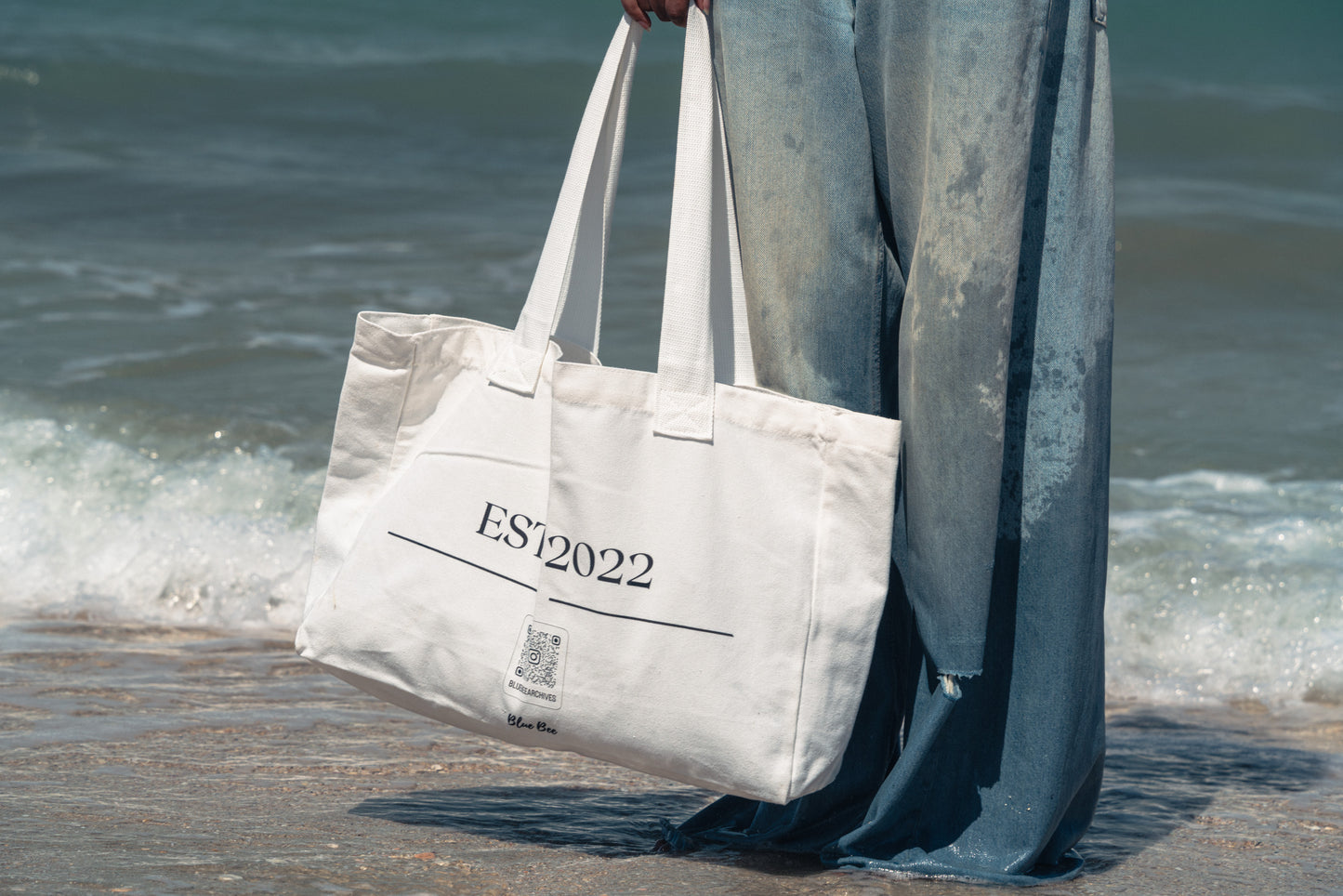 Blue Bee Tote Bag - Carry Kindness