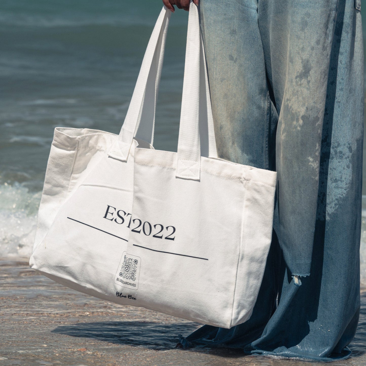 Blue Bee Tote Bag - Carry Kindness