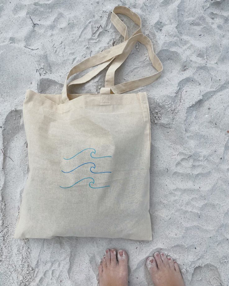 Sunset Tote - Pittura su Tote Bag