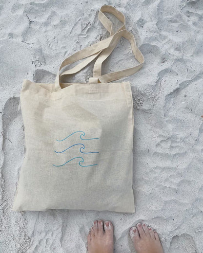 Sunset Tote - Pittura su Tote Bag