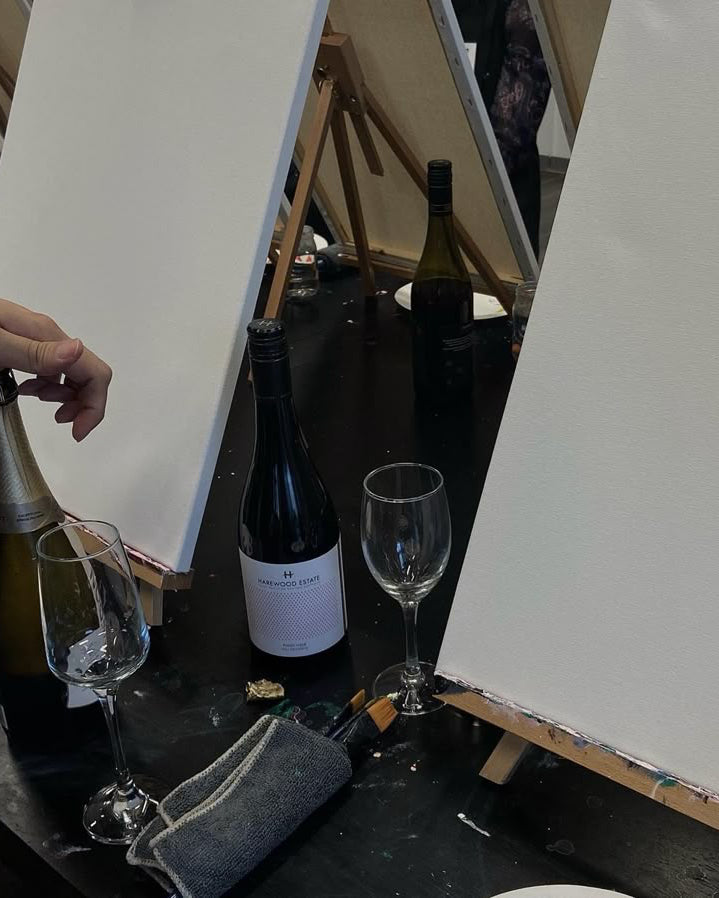 Calici & Tele - Pittura libera e degustazione in cantina